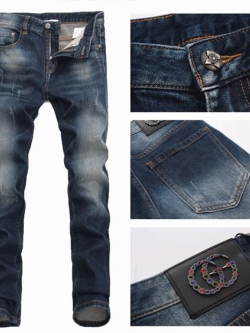 001014 ยีนส์ Ajaz James Style Gucci Italy New Summer 2019 Jeans Denim Slim feet Size 28-38