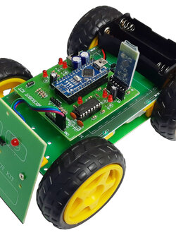 MICROBOT KIT MB107 หุ่นยนต์ MicroBot 4WD ควบคุมด้วยโทรศัพท์มือถือ (บลูทูธ)