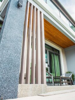 งานพ่นสีหินแกรนิตเลียนแบบธรรมชาติ งานสีพ่นหิน