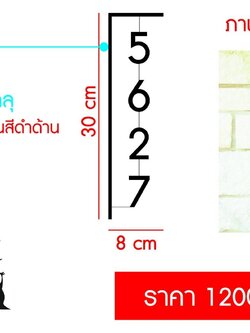 ป้ายบ้านเลขที่ แแบที่ 3