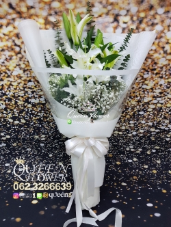 ช่อดอกไม้ร้านดอกไม้ศาลายา นครปฐม