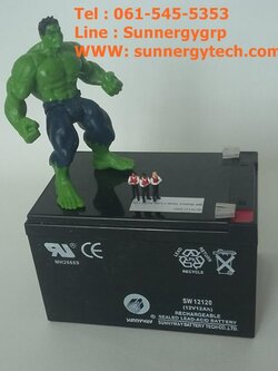 แบตเตอรี่ขนาด 80 Ah 12V ชนิด Deep Cycle - AGM