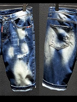 001040 กางเกงยีนส์ขาสั้น Sandcow Denim สไตล์เกาหลีวินเทจ Version Diesel Jeans Slim feet Size 28-38
