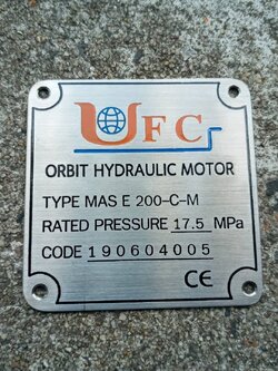 ป้ายเนมเพลท โลหะกัดกรด - UFC