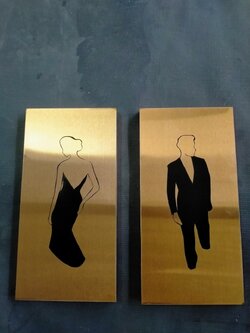 ป้ายทองเหลืองกัดกรด