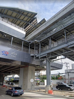 ขายที่ดินติดถนนอ่อนนุช ใกล้รถไฟฟ้าสายสีเหลืองสถานีศรีนุช เพียง 500 เมตร