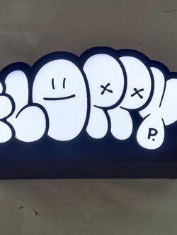 กล่องไฟซิงค์ไดคัท ขนาด 16.5 x 30 cm