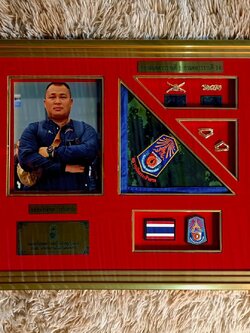 กรอบรูปเหรียญที่ระลึก ของขวัญเกษียณ ชิ้นเดียวในโลก กรอบรูปเก็บความทรงจำ กรอบตราสัญลักษณ์หน่วยงานราชการ