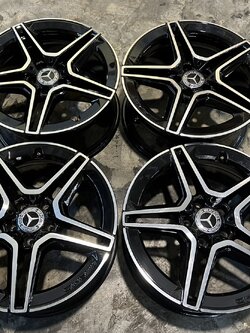 ล้อเบนซ์แท้ AMG 5 tawin spoke 18" C-class w205