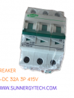 Beaker แบบ MCB_S-DC ขนาด 20A 415V 2P