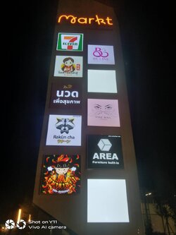 งานติดตั้งป้ายโลโก้หน้าห้าง