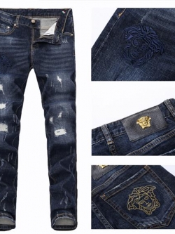 000993 ยีนส์ Ajaz James Style Versace Italy New Summer 2019 Jeans Denim Slim feet Size 28-38