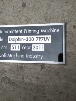 ป้ายเนมเพลทกัดกรด - ป้ายเนมเพลทติดเครื่องจักร