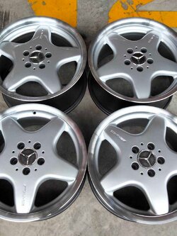 ล้อเบนซ์แท้ AMG ปลาดาว 17"