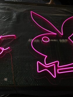 ป้ายไฟดัด กระต่าย