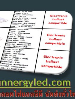 LED T8 tube STC-QF-T8A9W-E