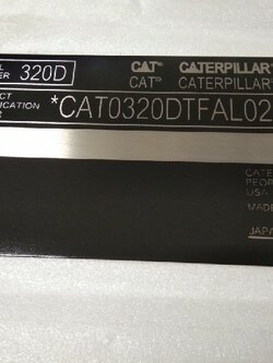 ป้ายเนทเพลทกัดกรด - ป้ายติดเครื่งจักร