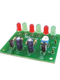 FutureKit FK1201 วงจรไฟกระพริบ 2 จังหวะ LED 6 ดวง