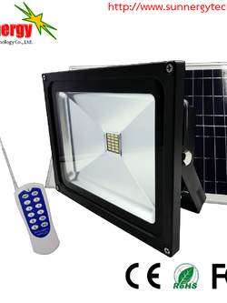 โคมไฟ LED Solar Flood Light ขนาด 10W 12V รุ่น STCLF-TSGS10W3