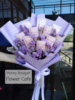 ดอกไม้อบแห้ง ใส่ธนบัตรได้ไม่เกิน 30 ใบ