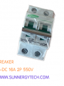 Beaker แบบ MCB_S-DC ขนาด 16A 550V 2P