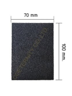 ฟองน้ำกระดาษทราย 100x70x25