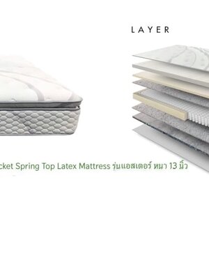 ที่นอน Pocket Spring Top Latex Mattress