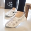รองเท้า Dior Fusion Sneakers สีขาวดอกเงิน (ขอบเทา)