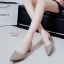 รองเท้าคัทชูส้นตันกลิตเตอร์ (สีดำ)