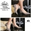 รองเท้าคัทชูส้นปรอทเงินสไตล์เกาหลี (สีเหลืองมัสตาร์ด)