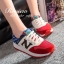 พร้อมส่ง : รองเท้าผ้าใบ NB American Pastel (สีแดง)