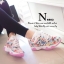 พร้อมส่ง : รองเท้า New Balance ลายโฮโลแกรม (สีชมพู)