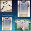 เสื้อยืด กุ๊นคอ สกรีนลาย