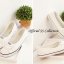 พร้อมส่ง : รองเท้าผ้าใบสไตล์เกาหลี (สีขาว)