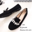 รองเท้า Loafer Style MIUMIU (สีดำ)