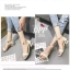 รองเท้าปิดส้นแต่งอะไหล่ (สีดำ)