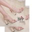 รองเท้าสไตล์ Valentino Rockstud Leather Block Heel Sandal (สีดำ)