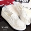 พร้อมส่ง : รองเท้าลูกไม้สไตล์ givenchy (สีขาว)