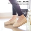 พร้อมส่ง : รองเท้าลูกไม้เสริมส้นวนปอ