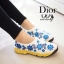 รองเท้า Dior Fusion Sneakers Snow Flake (สีขาว)