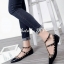 รองเท้า Valentino Rockstud Flats 2016 (สีดำ)
