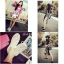 พร้อมส่ง : รองเท้าลูกไม้ทรงรูเฟอร์ สีขาว (ส่งฟรีEMS!!)