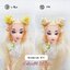 ปิ่นกุหลาบคู่ (10สี) โทนพาสเทล