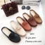 รองเท้า Moccasin เปิดส้น (สีน้ำตาล)