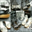 พร้อมส่ง : รองเท้าส้นตึกประดับเพชร (สีขาว)