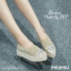 พร้อมส่ง : รองเท้าผ้าใบส้นปอ MIUMIU