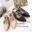 รองเท้า Valentino ส้นตัน (สีชมพู)
