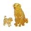 GOLDEN RETRIEVER & PUPPY _3D CRYSTAL PUZZLE