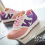 พร้อมส่ง : รองเท้าผ้าใบ nb ผู้หญิง (สีชมพู)