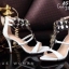 รองเท้าส้นเข็มสไตล์ Jimmy Choo (สีขาว)